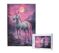 1000 Piece Jigsaw Puzzles for Adults,Horse Jigsaw Puzzles for Adults, Wooden Puzzle with Gift Box,Moon Jigsaws for Family Educational Games, Unique Gifts for Women/Men, Home Wall Decor,ML-1605