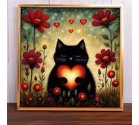 1000 Piece Jigsaw Puzzles for Adults, Impossible Hard Difficult Challenging jigsaw puzzle 1000 pieces adult Puzzles Classic Educational Games 65x65cm, Lonely Cat