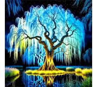 1000 Piece Jigsaw Puzzles for Adults, Impossible Hard Difficult Challenging jigsaw puzzle 1000 pieces adult Puzzles Classic Educational Games 65x65cm, Glowing Tree