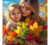 1000 Piece Jigsaw Puzzles for Adults, Impossible Hard Difficult Challenging jigsaw puzzle 1000 pieces adult Puzzles Classic Educational Games 65x65cm, Happy Mother Girl