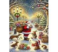 1000 piece Jigsaw Puzzles for Adults Impossible Hard Difficult Challenging Puzzle, jigsaws 1000 pieces for adults Fun Activity & Present for The Whole Family, Theme:Woods Animals