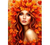 1000 piece Jigsaw Puzzles for Adults Impossible Hard Difficult Challenging Puzzle, jigsaws 1000 pieces for adults Fun Activity & Present for The Whole Family, Theme:Autumn Leaf Queen