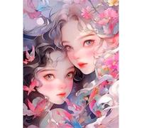 1000 piece Jigsaw Puzzles for Adults Impossible Hard Difficult Challenging Puzzle, jigsaws 1000 pieces for adults Fun Activity & Present for The Whole Family, Theme:Anime Girls