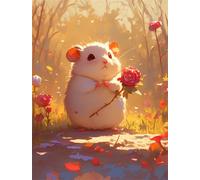 1000 piece Jigsaw Puzzles for Adults Impossible Hard Difficult Challenging Puzzle, jigsaws 1000 pieces for adults Fun Activity & Present for The Whole Family, Theme:Rose Rat