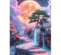 1000 piece Jigsaw Puzzles for Adults Impossible Hard Difficult Challenging Puzzle, jigsaws 1000 pieces for adults Fun Activity & Present for The Whole Family, Theme:Moon Pine Cloud