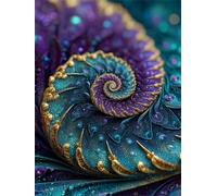 1000 piece Jigsaw Puzzles for Adults Impossible Hard Difficult Challenging Puzzle, jigsaws 1000 pieces for adults Fun Activity & Present for The Whole Family, Theme:Beautiful Spiral Patterns