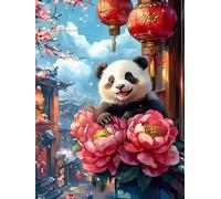 1000 piece Jigsaw Puzzles for Adults Impossible Hard Difficult Challenging Puzzle, jigsaws 1000 pieces for adults Fun Activity & Present for The Whole Family, Theme:City Panda