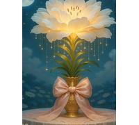 1000 piece Jigsaw Puzzles for Adults Impossible Hard Difficult Challenging Puzzle, jigsaws 1000 pieces for adults Fun Activity & Present for The Whole Family, Theme:Flower Bow Vase