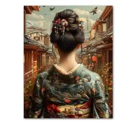 1000 piece Jigsaw Puzzles for Adults Impossible Hard Difficult Challenging Puzzle, jigsaws 1000 pieces for adults Fun Activity & Present for The Whole Family, Theme:Street Girl