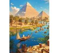 1000 piece Jigsaw Puzzles for Adults Impossible Hard Difficult Challenging Puzzle, jigsaws 1000 pieces for adults Fun Activity & Present for The Whole Family, Theme:Golden Tower Scenery