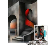 1000 Piece Jigsaw Puzzles for Adults Infinite Stairway for Educational Game Challenging Game Toys Gifts Birthday for The Whole Family (Size 38x52cm)