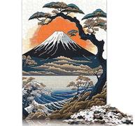 1000 Piece Jigsaw Puzzles for Adults Japan Nature Art Jigsaw Puzzle Children Paper Puzzles Family Entertainment Toys 38x26cm/1000pcs