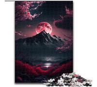 1000 Piece Jigsaw Puzzles for Adults Japanese Cherry Blossoms Puzzle Made of Wood,Challenging Brain Teaser for Teenagers, Family Game Night Fun 1000pcs(50x75cm)