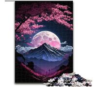 1000 Piece Jigsaw Puzzles for Adults Japanese Cherry Blossoms Puzzles for Adults size 26x38cm Brain Teaser Game, Interactive Family Game, Suitable for Ages 14+