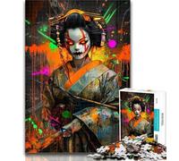 1000 Piece Jigsaw Puzzles for Adults Japanese Geisha Teenager Jigsaw,Birthday Present, Gifts, Wall Art for Age 14 Years Up 26x38cm