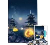 1000 Piece Jigsaw Puzzles for Adults Japanese Landscape Impossible Game for Educational Game Challenge Toy Gifts Ideas Learning Educational (Size 75x50cm)