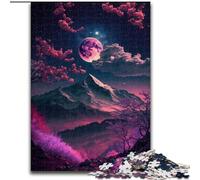 1000 Piece Jigsaw Puzzles for Adults Japanese Landscape Neon Puzzle Made of Wood,Ideal Holiday Or Birthday Gift, Party Game Toy 1000pcs(50x75cm)