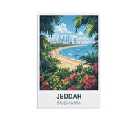 1000 Piece Jigsaw Puzzles for Adults Jeddah Saudi Arabia Jigsaw Adult Decompression Game Puzzle Students Toys for Children Christmas Birthday Gifts 38x26cm