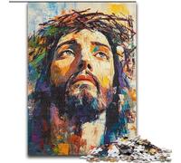 1000 Piece Jigsaw Puzzles for Adults Jesus 1000 Piece Jigsaw Puzzles for Adults for The Whole for Women, Gifts for Men (Size 26x38cm)