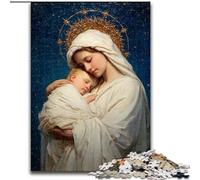 1000 Piece Jigsaw Puzzles for Adults Jesus Art, Help The Brain Exercise Addictive Toys to Cultivate Patience Enhance Memory (Size 50x75cm)