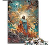 1000 Piece Jigsaw Puzzles for Adults Jesus Christ Puzzle Made of cardboard,Brain Teaser Game for Teenagers, Perfect 1000pcs(26x38cm)