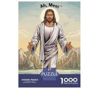 1000 Piece Jigsaw Puzzles for Adults Jesus Walking on Water Adult Puzzles Hands-on Game Stress Reliever Difficult And Challenge 38x26cm/1000pcs