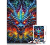 1000 Piece Jigsaw Puzzles for Adults Jigsaw A Dragons Triumph Toy Intellectual Game But Fun And Humorous Birthday Gift Size 38x52cm