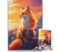 1000 Piece Jigsaw Puzzles for Adults Jigsaw A Fox Enjoying The View Toy Intellectual Game But Fun And Humorous Birthday Gift Size 50x75cm