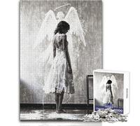 1000 Piece Jigsaw Puzzles for Adults Jigsaw A Mortal Meets The Angelic Toy Intellectual Game But Fun And Humorous Birthday Gift Size 38x52cm