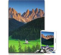 1000 Piece Jigsaw Puzzles for Adults Jigsaw A Temple in Mountains Toy Intellectual Game But Fun And Humorous Birthday Gift Size 38x26cm