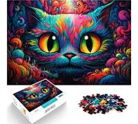 1000 Piece Jigsaw Puzzles for Adults Jigsaw alice cat Challenging Difficult Puzzle 26x38cm Unique Birthday and Gifts for 14 year olds