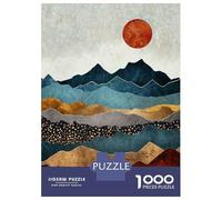 1000 Piece Jigsaw Puzzles for Adults Jigsaw Amber Dusk Adult Jigsaw Puzzle Hands-on Game Perfect Decoration Challenging Game Gifts 52x38cm/1000pcs