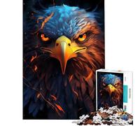 1000 Piece Jigsaw Puzzles for Adults Jigsaw American Eagle Pride Fire Jigsaw Puzzle 1000 Home Decoration Toys Presents for Women Gifts for Friends And Family (38x26cm)