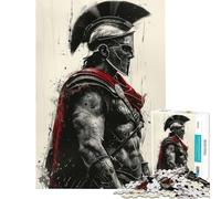 1000 Piece Jigsaw Puzzles for Adults Jigsaw Ancient Spartan Warrior Practical Game Toy Intellectual Game Art Work Gifts Birthday Present (Size 50x75cm)