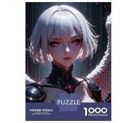 1000 Piece Jigsaw Puzzles for Adults Jigsaw Anime Angel with Red Eyes Jigsaws for Adults Toy Wall Decor Staycation Kill Time Unique Birthday And Xmas Gifts 70x50cm/1000pcs