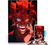 1000 Piece Jigsaw Puzzles for Adults Jigsaw Anime Demon Mask 1 Denkspiel Einzigartige Geburtstags- und Geschenkideen75x50cm