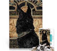 1000 Piece Jigsaw Puzzles for Adults Jigsaw Anubis God of Death Hands-on-Spiel Heimdekoration Spielzeug75x50cm