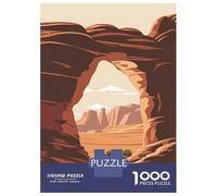 1000 Piece Jigsaw Puzzles for Adults Jigsaw Arches National Park Print Puzzles for Adults Toy Wall Decor Perfect Decoration Challenging Game Gifts 52x38cm/1000pcs