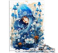 1000 Piece Jigsaw Puzzles for Adults Jigsaw art flower goddess Jigsaw Puzzle 26x38cm Enhance love between couples for ages 14+