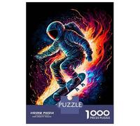 1000 Piece Jigsaw Puzzles for Adults Jigsaw Astro on Fire 3 Jigsaws for Adults Toy Wall Decor Staycation Kill Time Unique Birthday And Xmas Gifts 38x26cm/1000pcs