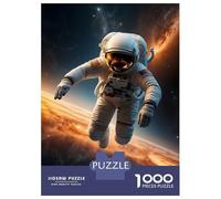 1000 Piece Jigsaw Puzzles for Adults Jigsaw Astronaut in Red Galaxy Puzzles for Adults Relax Games Birthday Present Christmas Birthday Gifts 38x26cm/1000pcs