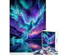 1000 Piece Jigsaw Puzzles for Adults Jigsaw Aurora Seraphim Phoenix Educational Toy Great Gift Relax Games Fun at Home Activities, size 50x75cm
