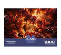 1000 Piece Jigsaw Puzzles for Adults Jigsaw Autumn Leaves Forest Scene Puzzles for Adults Anti-Stress Toys Presents for Women Fun Activities at Home 38x26cm/1000pcs