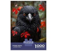 1000 Piece Jigsaw Puzzles for Adults Jigsaw Autumn Raven Teenager Puzzles Relaxing Games Hand Speed Race Christmas Birthday Gifts 52x38cm/1000pcs
