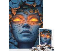 1000 Piece Jigsaw Puzzles for Adults Jigsaw Awakening in Stone Relaxing Games For Family Fun Home Decoration Toys Help The Brain Exercise (38X26CM)