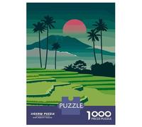 1000 Piece Jigsaw Puzzles for Adults Jigsaw Bali, Indonesia Travel Adult Puzzles Toy Wall Decor Presents for Women Christmas Birthday Gifts 70x50cm/1000pcs
