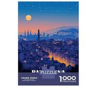 1000 Piece Jigsaw Puzzles for Adults Jigsaw Barcelona, Spain at Night Puzzles for Adults Relax Games Birthday Present Christmas Birthday Gifts 38x26cm/1000pcs