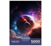 1000 Piece Jigsaw Puzzles for Adults Jigsaw Beautiful Sky in Space Teenager Puzzles Relaxing Games Hand Speed Race Christmas Birthday Gifts 70x50cm/1000pcs