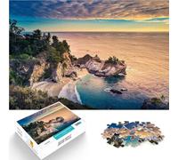 1000 Piece Jigsaw Puzzles for Adults Jigsaw “Big Sur California Travel” Made of wood,for ages 14 and over Analysis and logic Gift for birthdays。size:50x75cm/14.96x20.47inch
