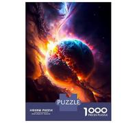 1000 Piece Jigsaw Puzzles for Adults Jigsaw Birth of A Planet Puzzles for Adults Brain Teaser Game Enhance Memory Fun Activities at Home 52x38cm/1000pcs